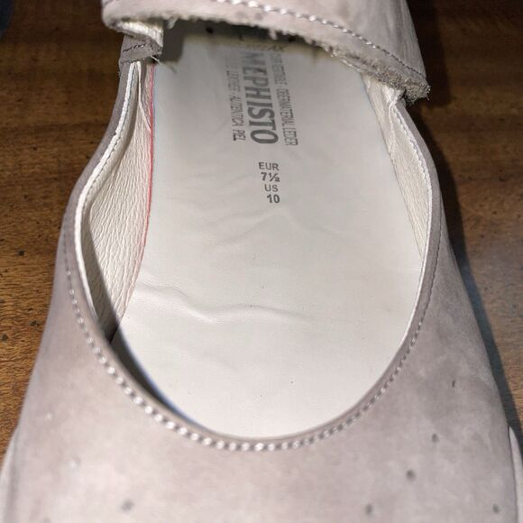 Mephisto Marsia Walnut Mary Jane Flat Nubuk Leather Air Jet Relax Sz US 10 - Picture 12 of 12